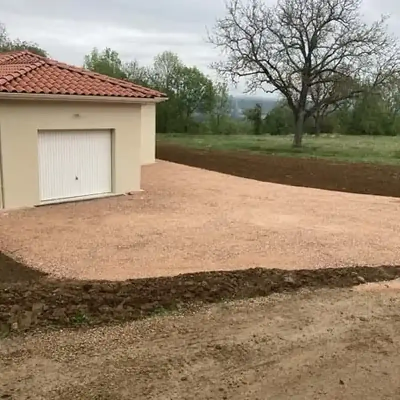 Travaux d'aménagement extérieur à Figeac